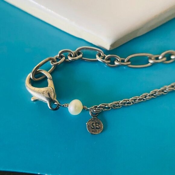 Sara Blaine For Willow House Calypso Mother of Pearl Pendant Necklace - Picture 3 of 4